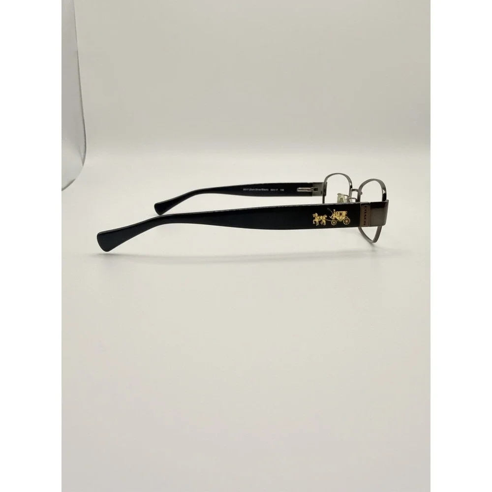 Coach HC5075 9017 Eyeglasses Dark Silver/Black Full Rim Frames Only 53-17-135